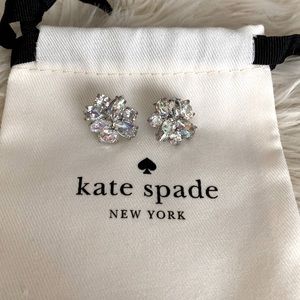 Kate Spade silver cluster earrings
